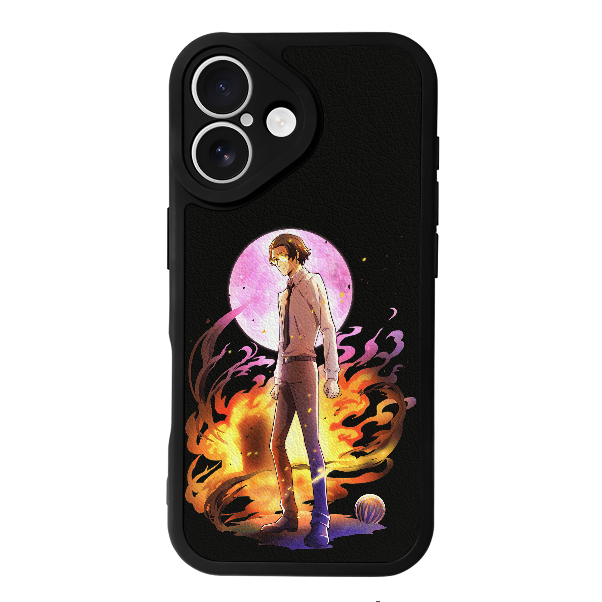（画像用） 文豪ストレイドッグス Bungo Stray Dogs 【iPhone 16シリーズ対応】シリコンスマホケース（レザー調） 材質：シリコン